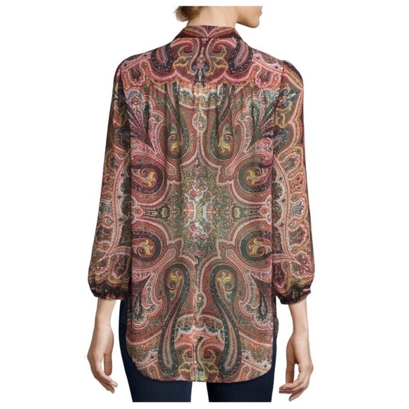 Alice + Olivia Printed Top - Picture 2 of 8